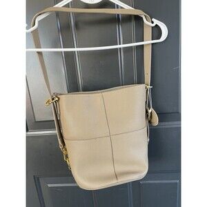 NWOT Leather Bucket Tote Purse Women's Handbag Satchel Hobo Purse Shoulder Bags